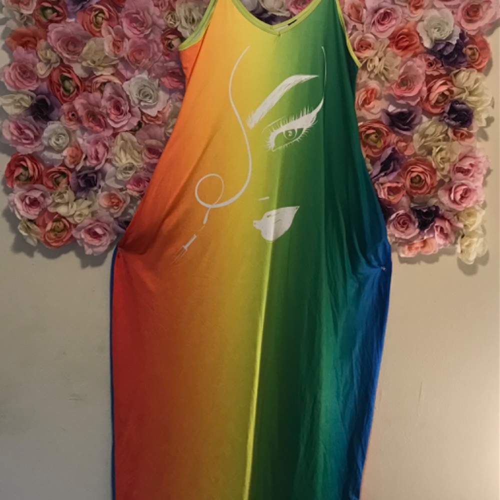 Multi-Color Maxi Dress - Picture 2 of 7